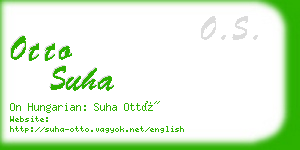 otto suha business card